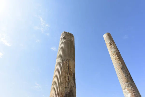 Ruines à Persépolis ville historique à Shiraz, Iran. septembre 2016 — Photo