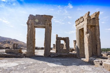 Şiraz, İran'ın Persepolis Kalesi'nde. 