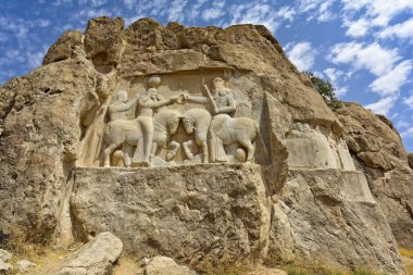 Mezarlar Ahameniş krallar Nakş-Rustam, Persepolis harabe Iran