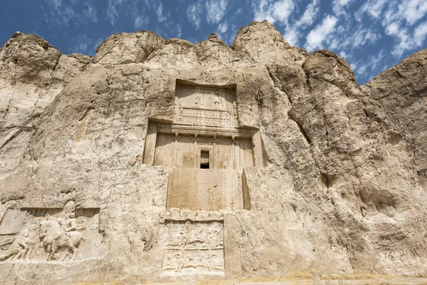 Tumbas reyes aqueménidas en Naqsh-e Rustam, Persépolis ruina Irán —  Fotos de Stock