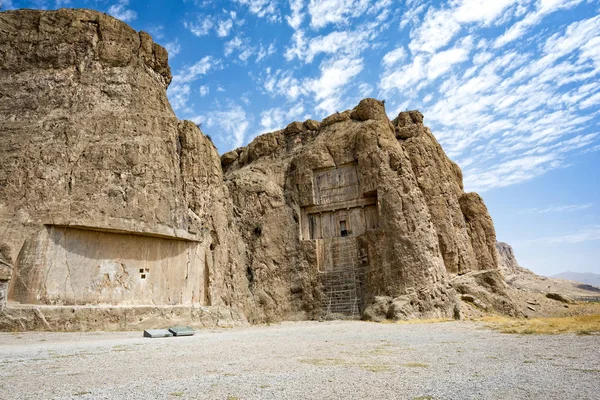 Tumbas reyes aqueménidas en Naqsh-e Rustam, Persépolis ruina Irán —  Fotos de Stock