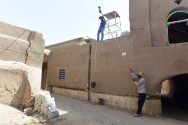 Geleneksel Fars yaşam tarzları ve İran'ın mimarisi. Eylül 2016