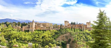 Alhambra Palace Granada, Endülüs, İspanya