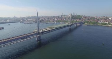 Istanbul tarihi yarımada havadan görünümü