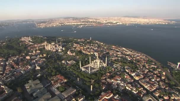 İstanbul havadan görünümü — Stok video