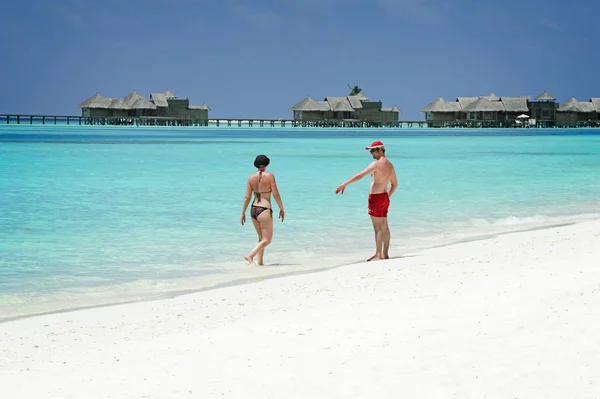 Bellissimo paesaggio e natura alle Maldive. marzo 2012 — Foto Stock