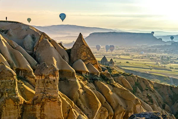 Hot Air Balloons Cappadocia Turkey — Stock Photo, Image