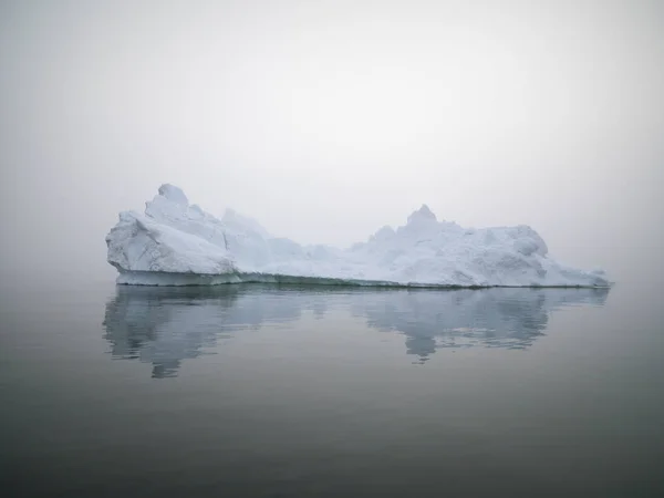 Icebergs Arctiques Sur Océan Arctique Groenland — Photo