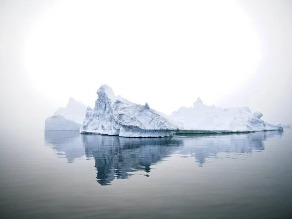 Icebergs Árticos Océano Ártico Groenlandia — Foto de Stock