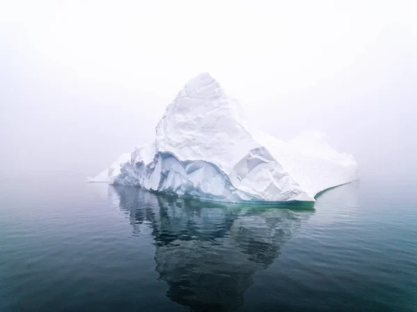 Arctic Icebergs on Arctic Ocean in Greenland