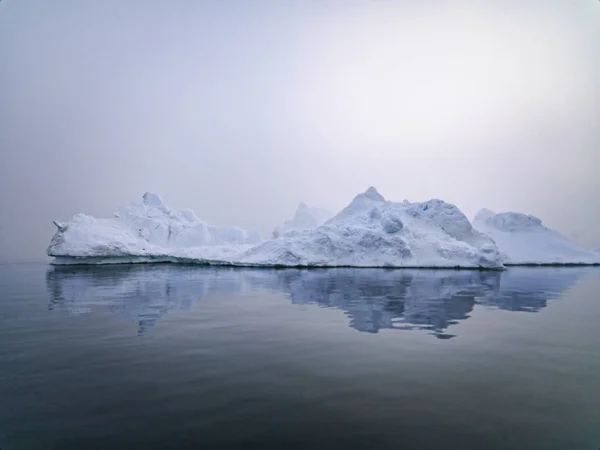 Arktické Ledovce Severním Ledovém Oceánu Grónsku — Stock fotografie