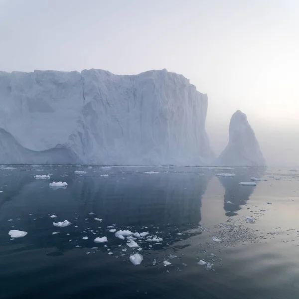 Enormes Glaciares Océano Ártico Groenlandia — Foto de Stock