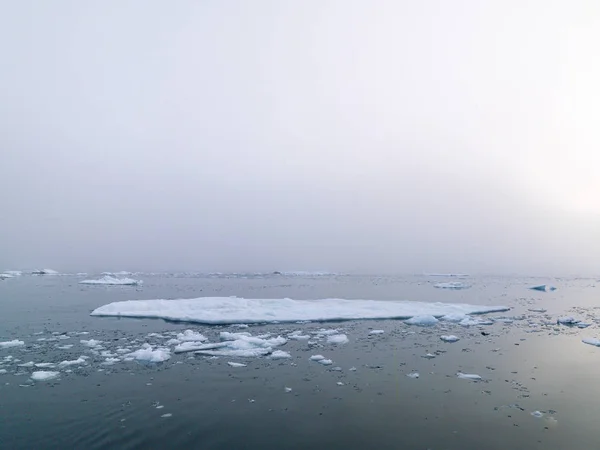 对北冰洋在格陵兰岛北极冰山 — 图库照片