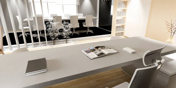 Render Office Interior — Stock Photo, Image