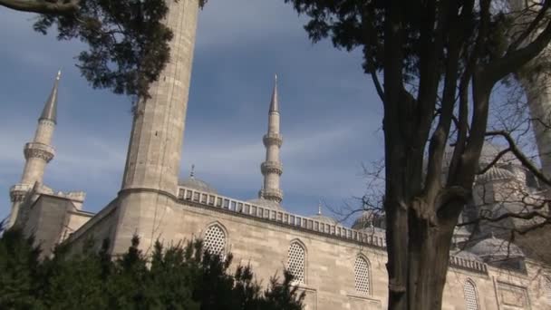 Τζαμί Suleymaniye Στην Κωνσταντινούπολη Τουρκία — Αρχείο Βίντεο