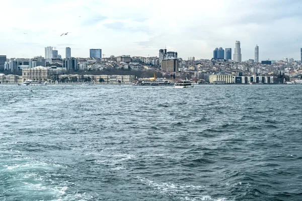 Istanbul Bosphorus Panoráma — Stock fotografie