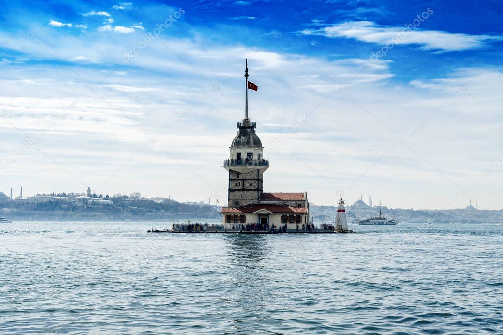 Istanbul bosphorus and cityscape