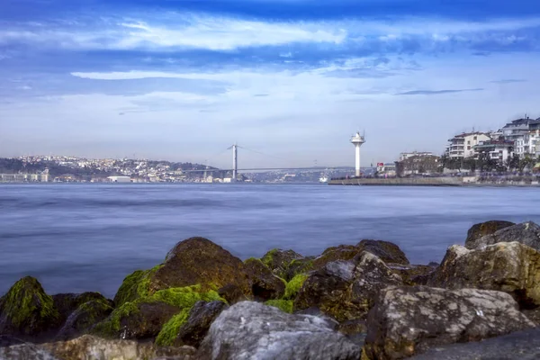 Istanbul Bosphorus Panoráma — Stock fotografie