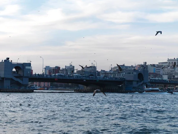 Torre Galata Vista Istambul Bosphorus — Fotografia de Stock