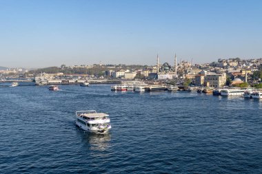 Istanbul boğazı görünümü manzara