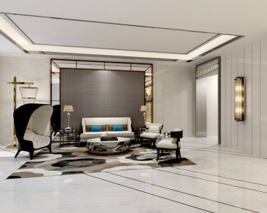 Çalışma ofisinin 3D canlandırması