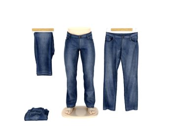 Blue Jean 'in 3D çizimi