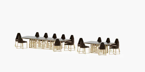 3Dレンダリングホームテーブルの装飾 — ストック写真
