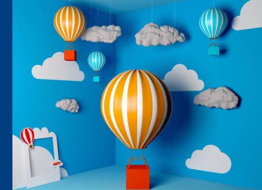 3D kutlama dekoru, noel dekoru