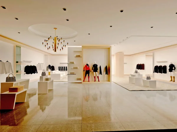 Renderizado Tienda Moda — Foto de Stock