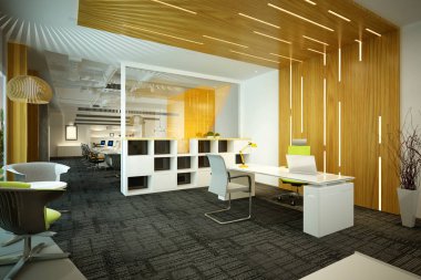 3D render modern ofis
