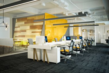 3D render modern ofis