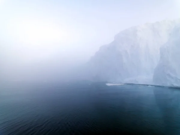 Arctic Icebergs Ilulissat Ice Fjord Greenland — стокове фото