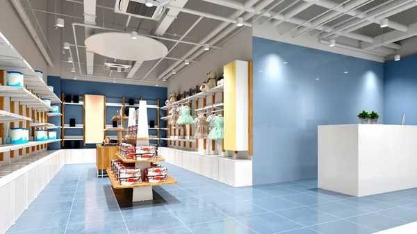 Render Shop Interior — Stock Photo, Image