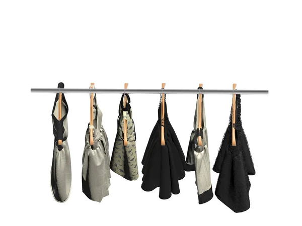 Weergave Van Kleding Hanger — Stockfoto