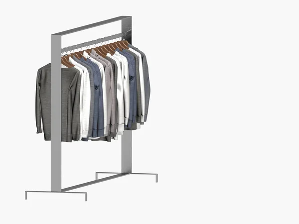 Weergave Van Kleding Hanger — Stockfoto