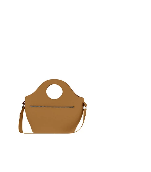 Render Leather Woman Bag — Stock Photo, Image