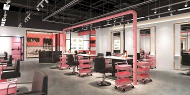 güzellik spa salon 3D render