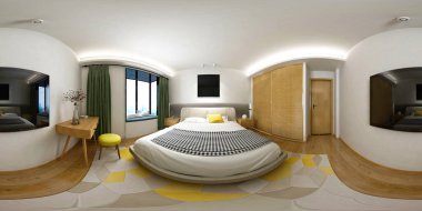 LUXURY ODASI 'NİN 3D RENDERİ 360 DÜNYA PANAROMİK MÜZİSİ