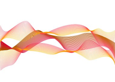 Soyut dalga şeffaf vektör ögesi