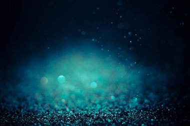 Pırıl pırıl ışıklar arka plan. Altın, gümüş, soyut ışıklar