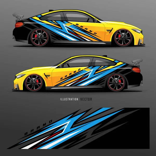 Auto Grafische Vector Abstracte Lijnen Met Grijze Achtergrond Ontwerp Voor — Stockvector