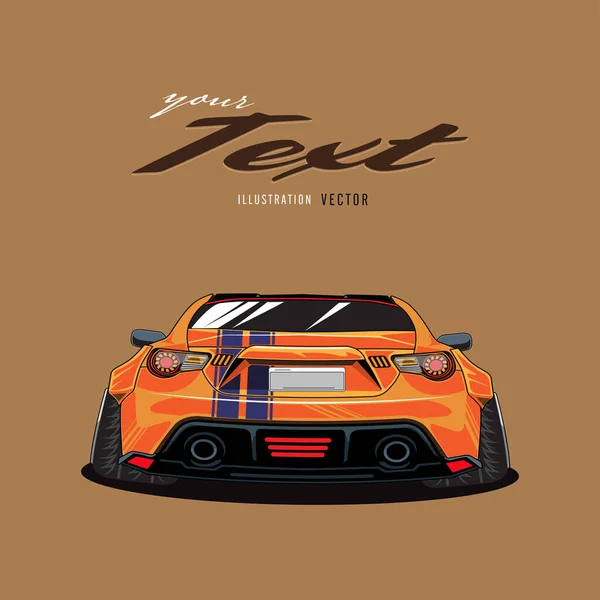 Sport Racing Car Illustration Vector — Stock Photo, Image