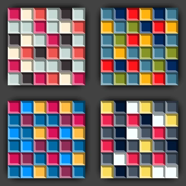 Patrón de cubo de Rubik . — Vector de stock