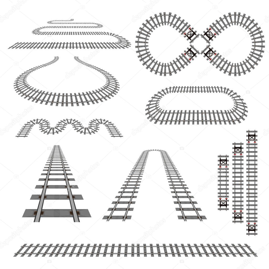  Railroad curves set 2.