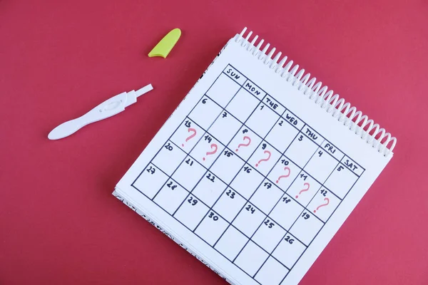 Takvimde kaçırılan dönem, hamilelik testi. Kadınların sağlığı ve regl olmasında gecikme.