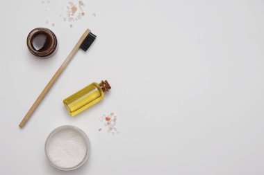 Diş hijyeni, bambu diş fırçası, sıfır atık için çevre dostu ürünler