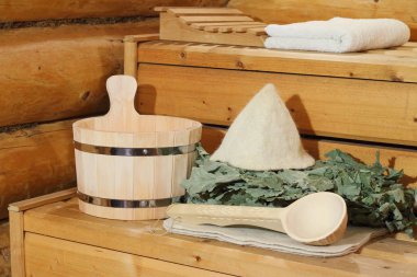 Rus Banyosu iç. Banyo aksesuarları.