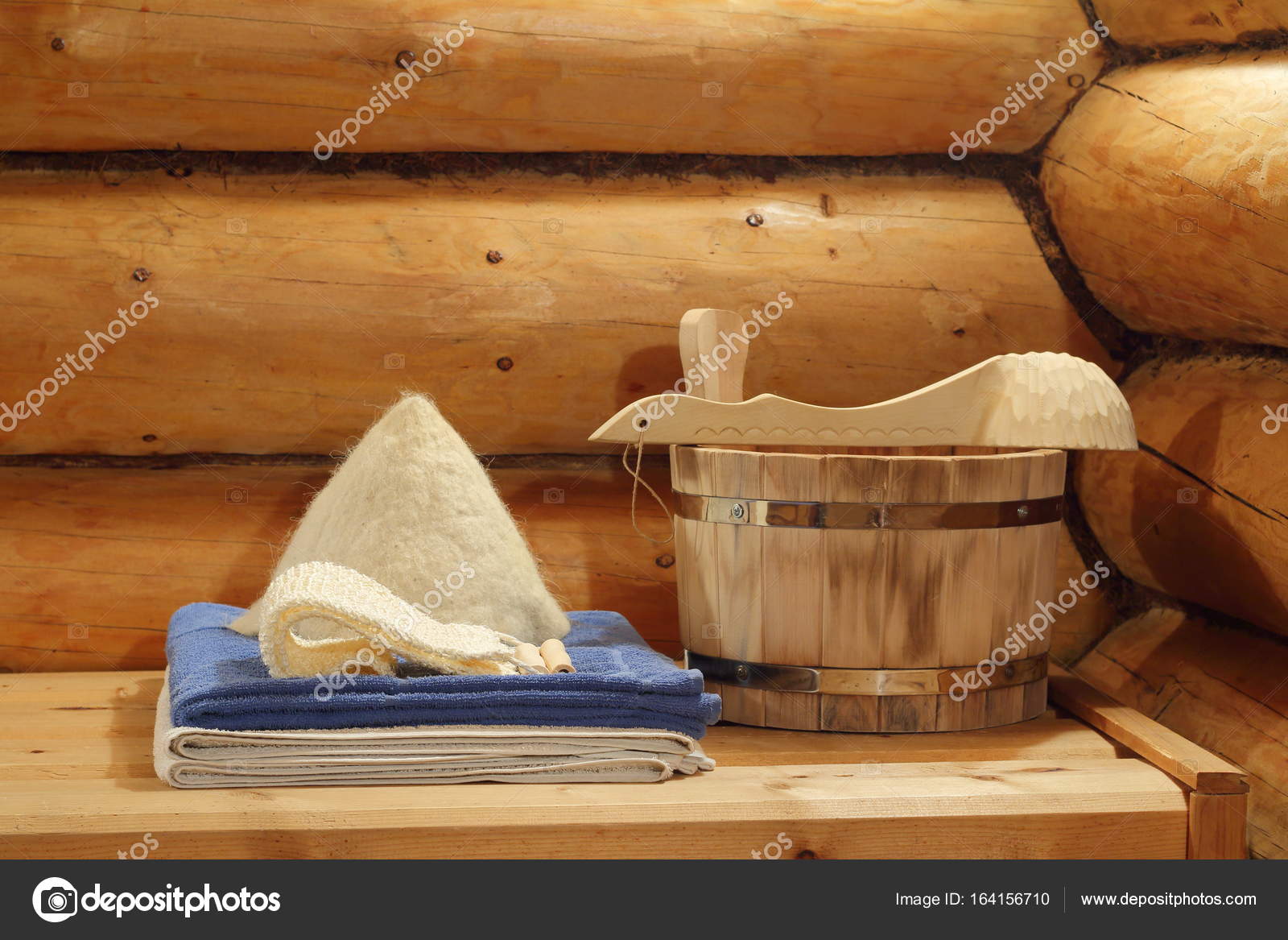 Badkar tillbehör i inre av ryska badet — stockfotografi © vubaz ...