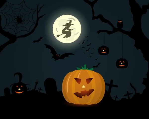 Cadılar Bayramı mezarlığı korku sahnesi