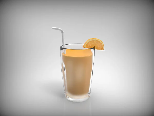 Latte-Kaffee-Rendering — Stockfoto